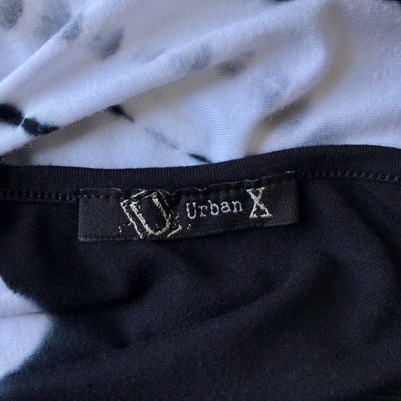 Urban X Black & White Tie-Dye Shift Dress - Picture 11 of 12